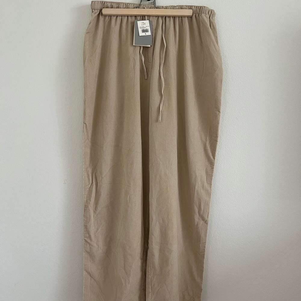 J Jill Corduroy Wide Leg Easy Pants Size XL